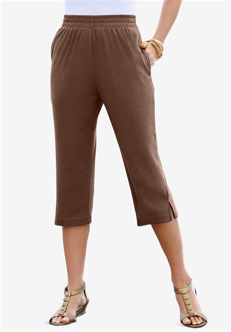 Brown Crops & Capris (6) 